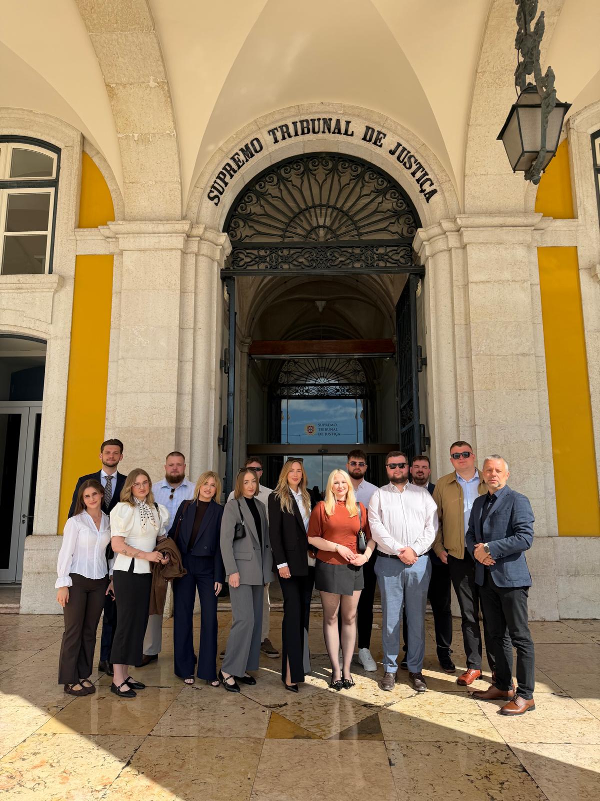 Wizyta studentów WPiA US w Portugalii – działalność naukowa i międzynarodowa współpraca