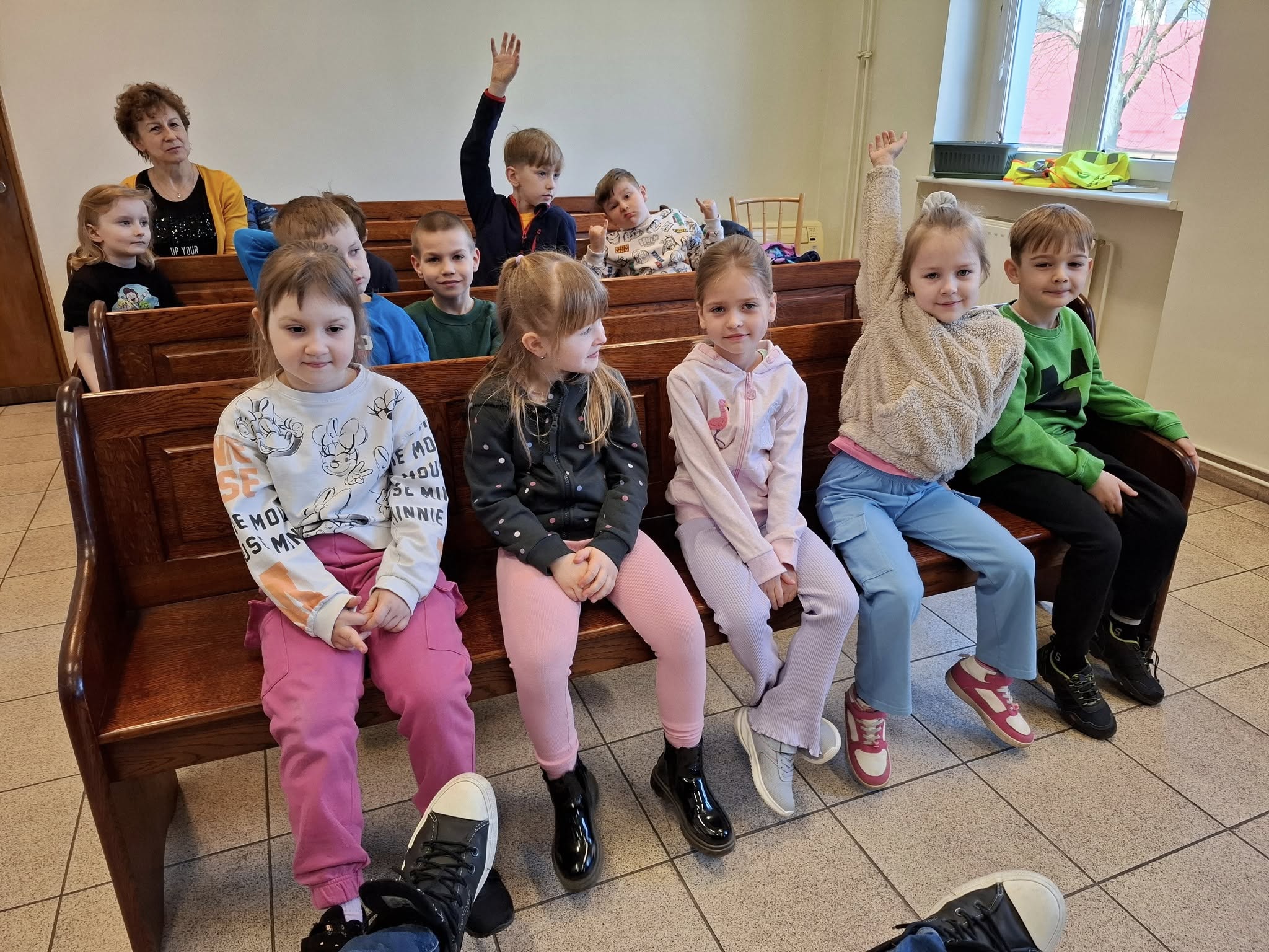 Spotkanie z Paragrafem z przedszkolakami z Przedszkola Krasnala Halabaly