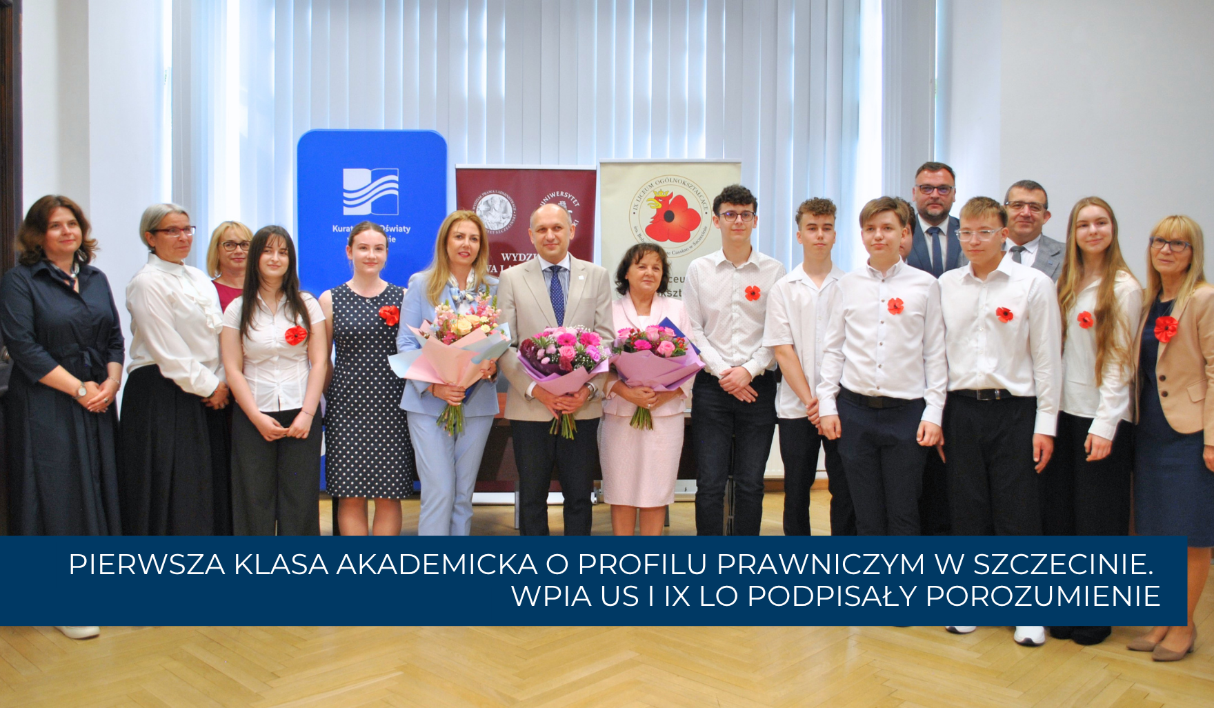 Pierwsza klasa akademicka o profilu prawniczym w Szczecinie. WPiA US i IX LO podpisały porozumienie (fot. + wideo)
