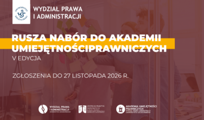 Ruszają zapisy do V edycji Akademii Umiejętności Prawniczych