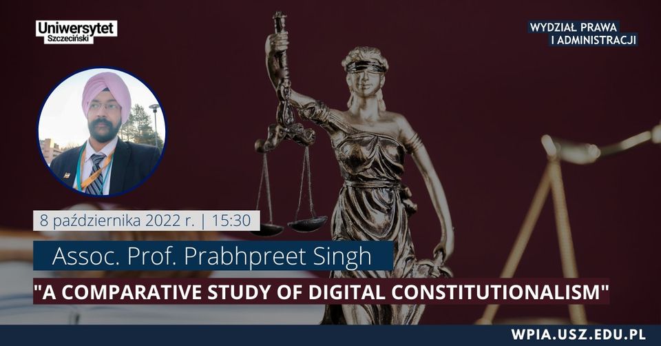 Wykład „A Comparative Study of Digital Constitutionalism” (8 października 2022 r.) – rejestracja