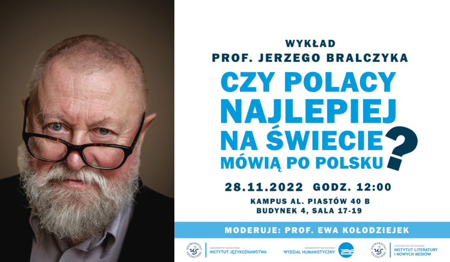 Wykład prof. Jerzego Bralczyka – 28 listopada br., godz. 12.00