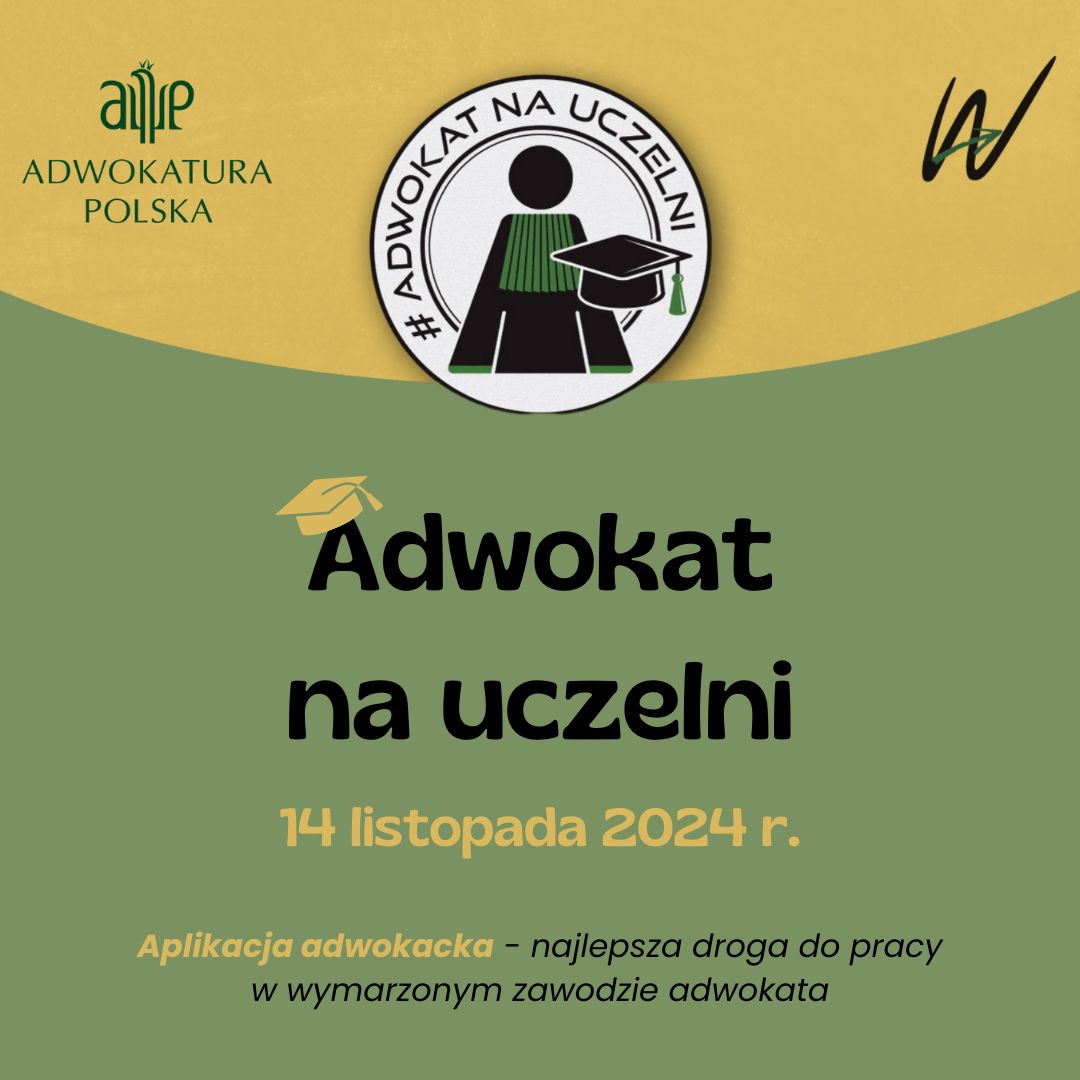 Akcja Adwokat na Uczelni – 14 listopada 2024 r.