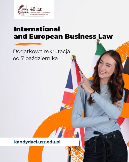 International and European Business Law – dodatkowa rekrutacja