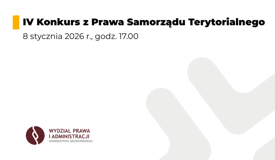 IV Konkurs z Prawa Samorządu Terytorialnego