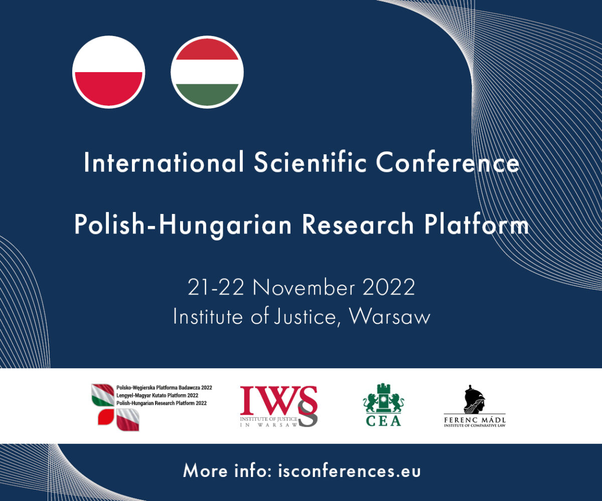 Międzynarodowe Konferencje Naukowe – 21-23 listopada 2022 r. [zaproszenie]