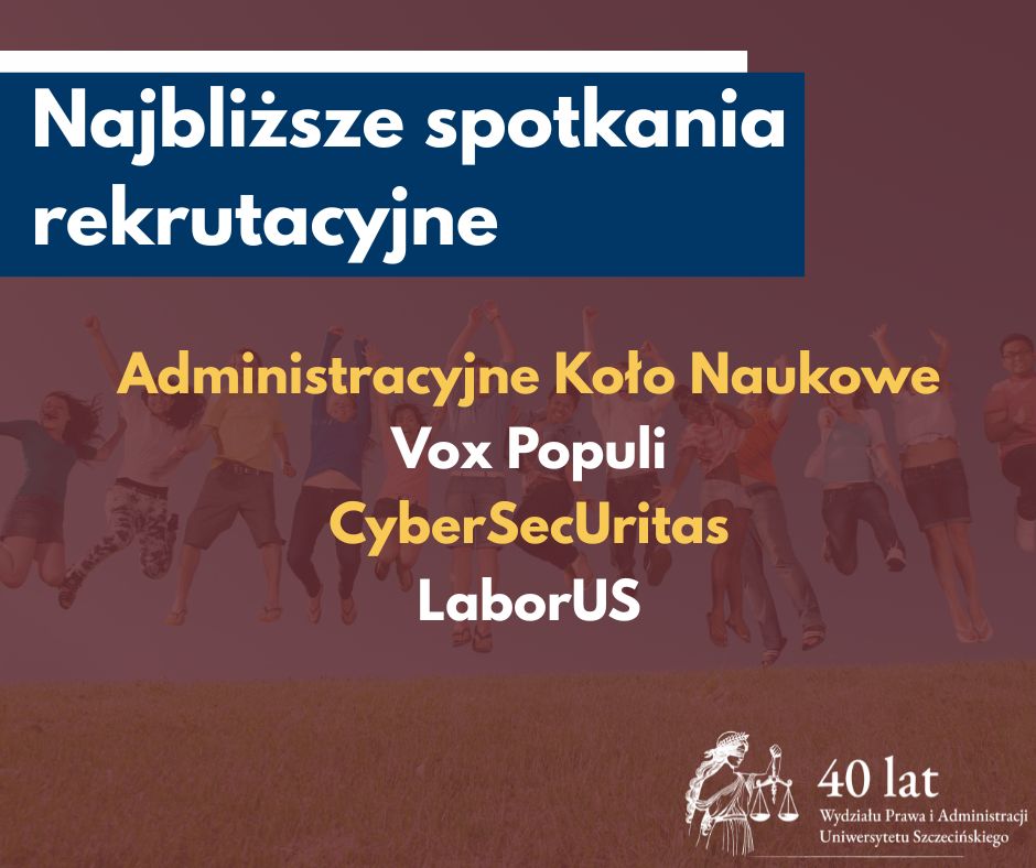 Spotkania rekrutacyjne do kół naukowych – 27.11.2025