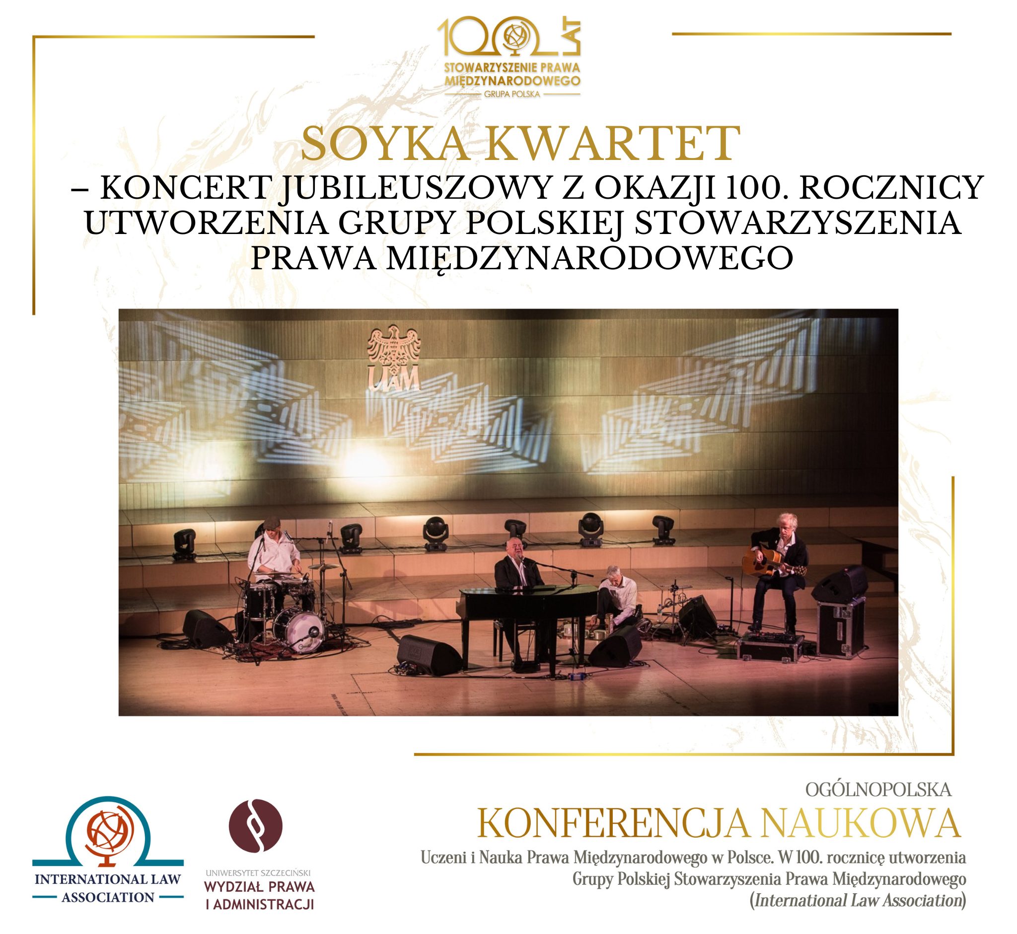 Soyka Kwartet – Koncert Jubileuszowy z okazji 100. rocznicy utworzenia Grupy Polska ILA