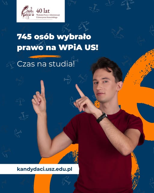 Koniec pierwszej tury naboru na stacjonarne studia I stopnia i jednolite magisterskie – 745 osób wybrało prawo na WPiA US