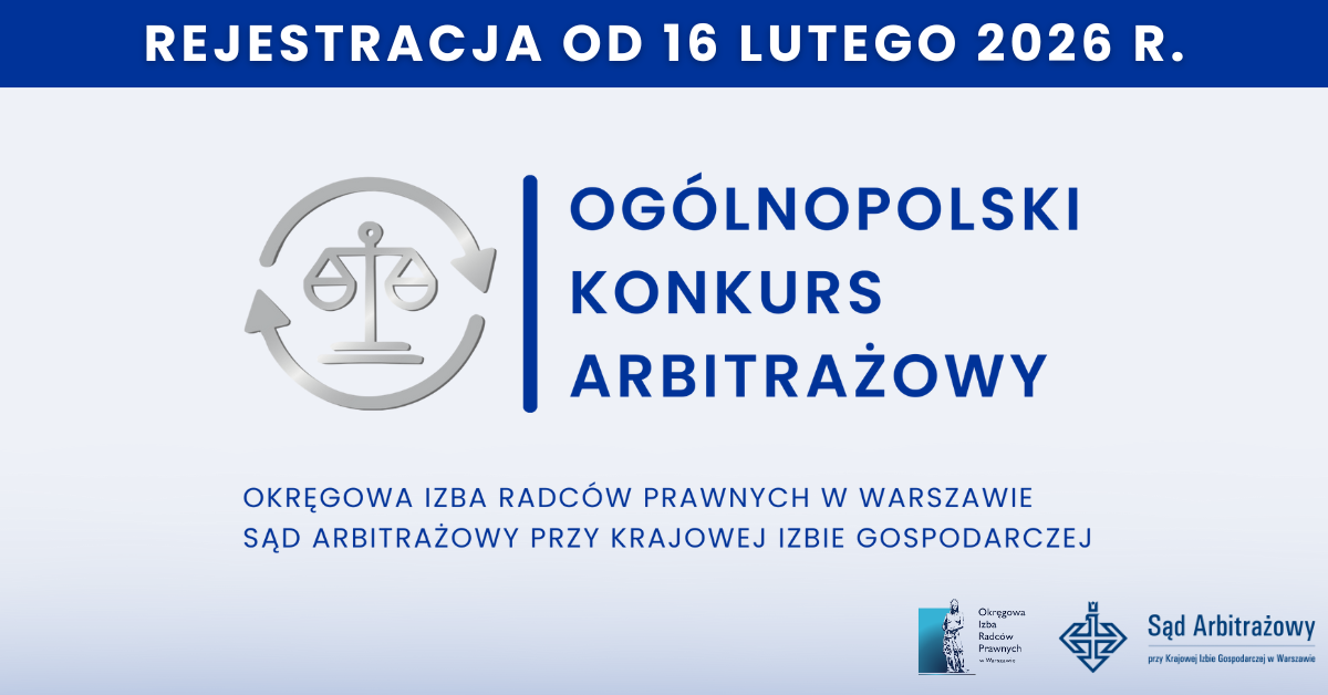 I Ogólnopolski Konkurs Arbitrażowy dla studentów prawa