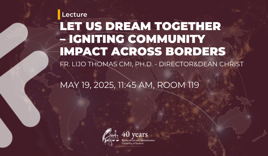 „Let Us Dream Together – Igniting Community Impact Across Borders” (Fr. Lijo Thomas CMI, Ph.D. – Director & Dean Christ (Deemed to be University – Indie)