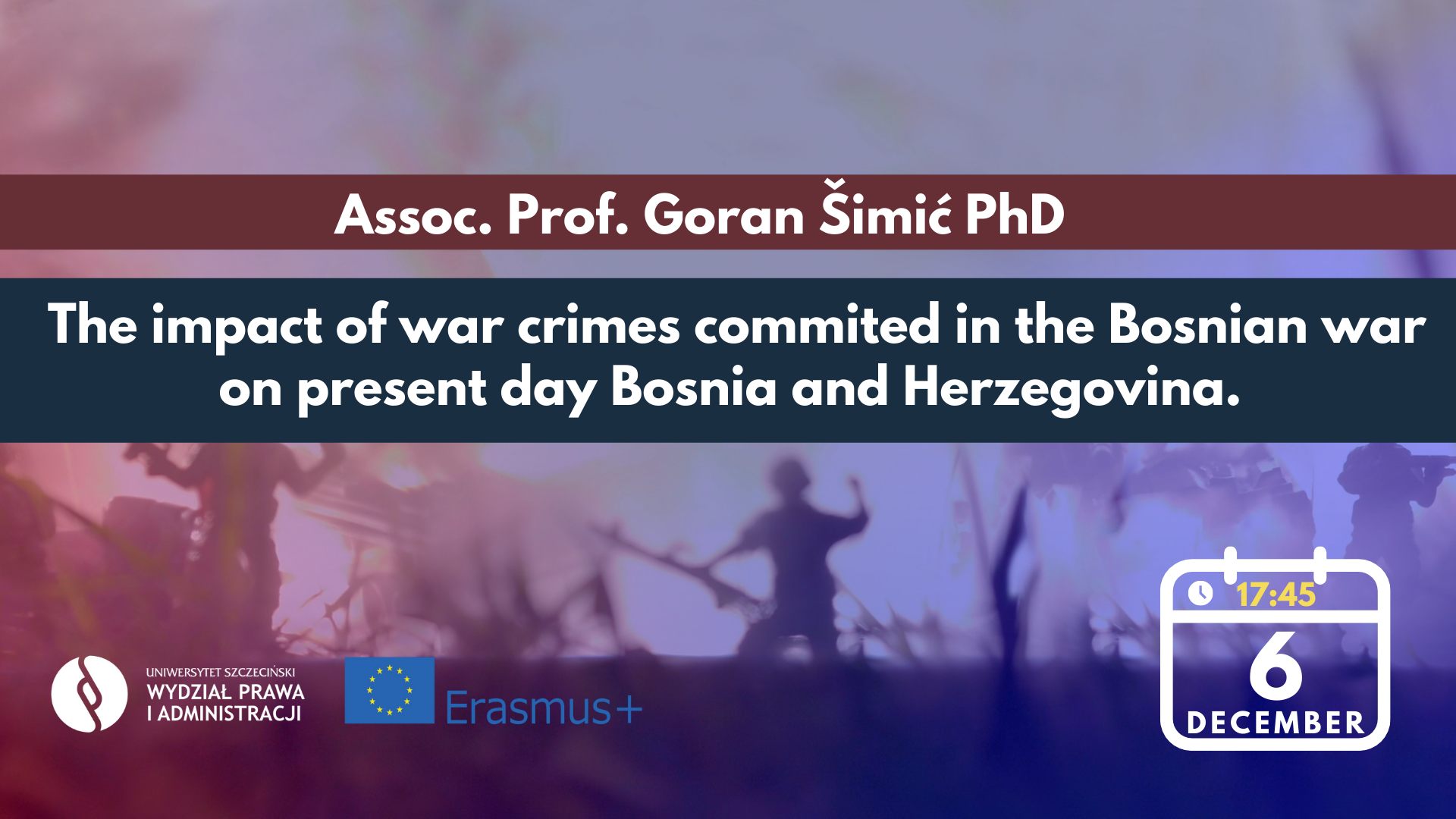 The impact of war crimes commited in the Bosnian war on present day Bosnia and Herzegovina