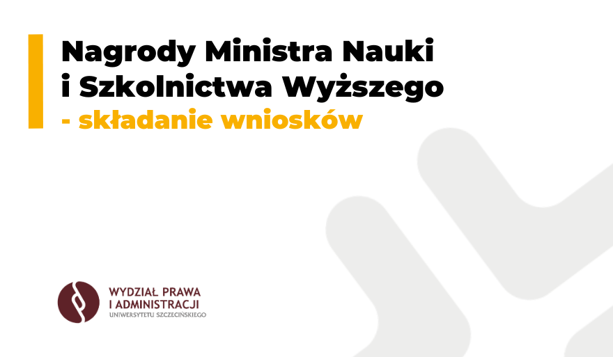Nagrody Ministra Nauki i Szkolnictwa Wyższego – składanie wniosków