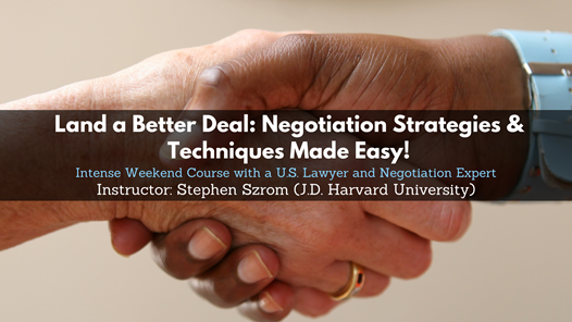 Negotiation Strategies & Techniques Made Easy – kurs online z negocjacji