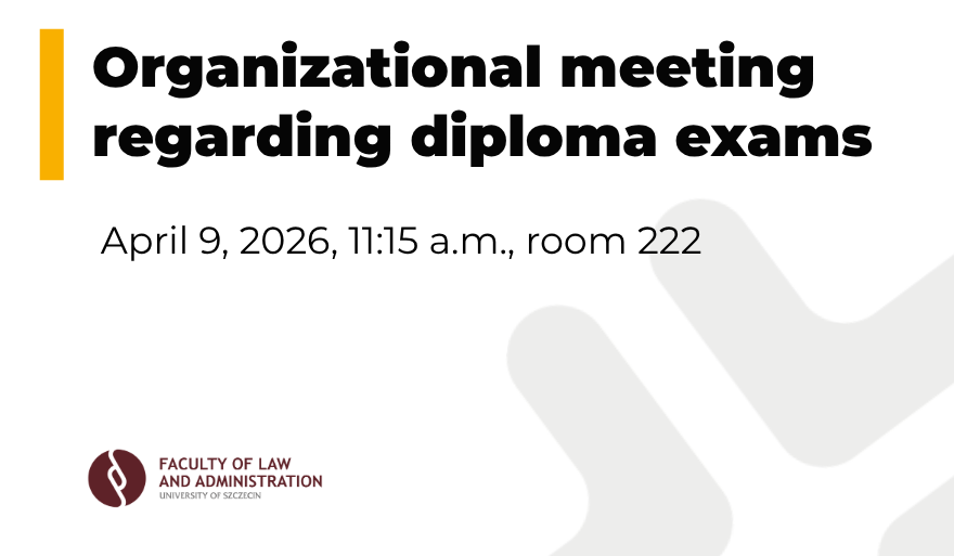 Organizational meeting regarding diploma exams