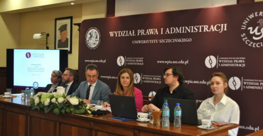 Posiedzenie Rady Naukowej Wydziału Prawa i Administracji Uniwersytetu Szczecińskiego