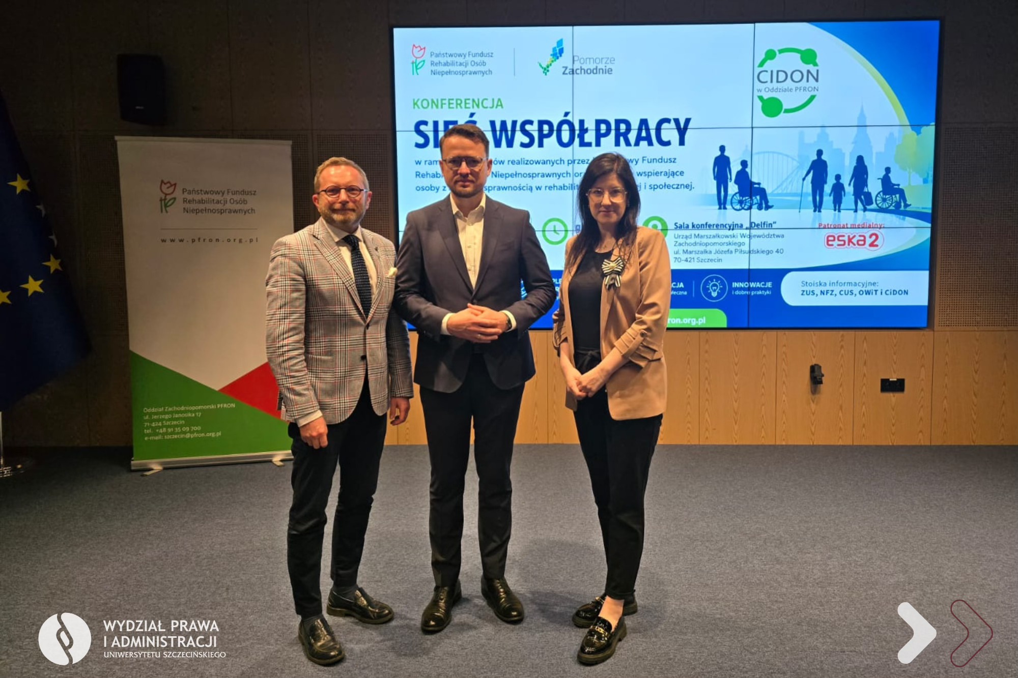 Przedstawiciele WPiA US na konferencji poświęconej współpracy na rzecz osób z niepełnosprawnościami