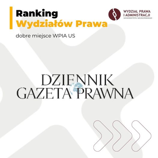 XVIII Ranking Wydziałów Prawa w Dzienniku Gazecie Prawnej