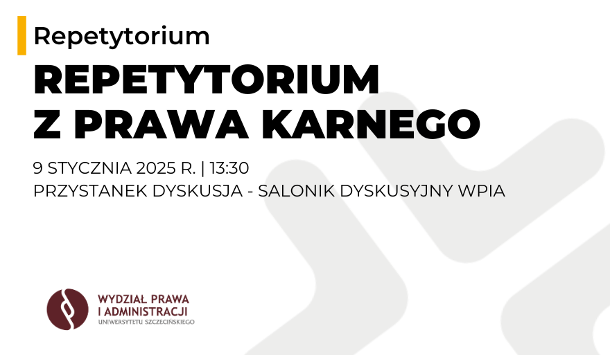 Repetytorium z prawa karnego