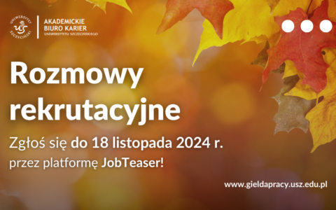 Zapisy na rozmowy rekrutacyjne (19. edycja Giełdy Pracy)