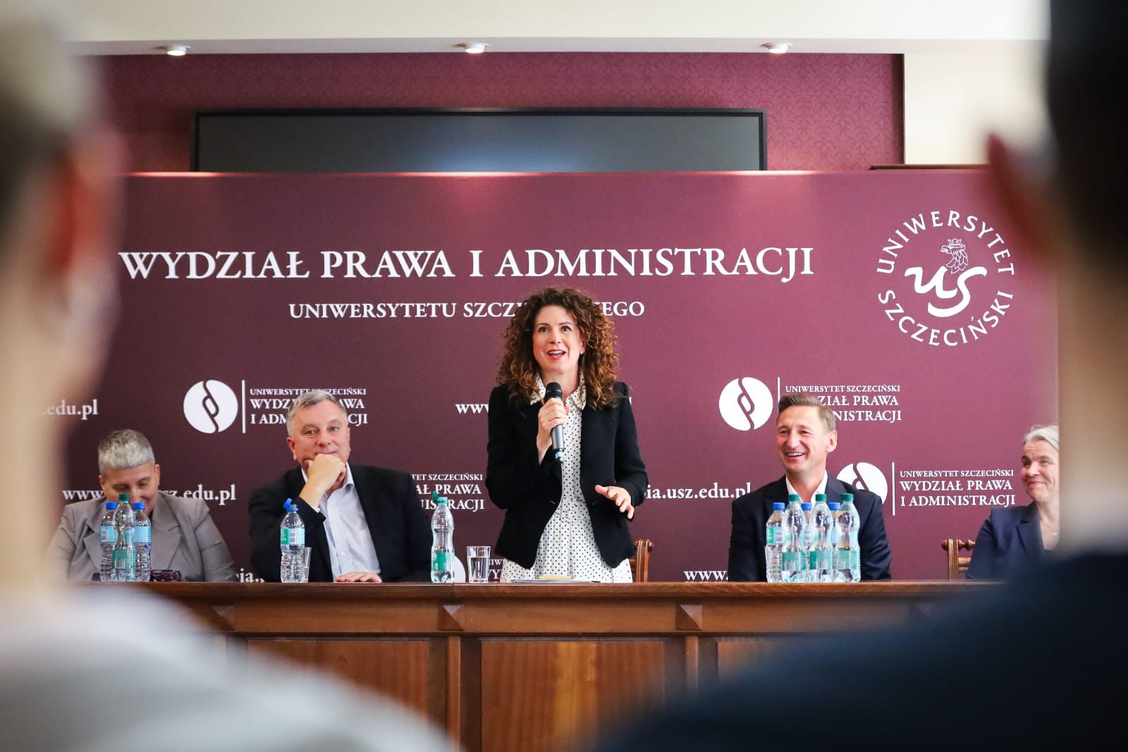 Spotkanie Przewodniczącej Europejskiego Komitetu Regionów ze studentami na WPiA US