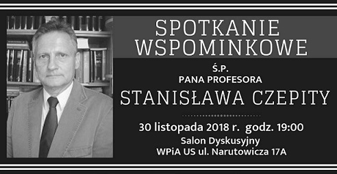 Spotkanie wspominkowe o Profesorze Stanisławie Czepicie