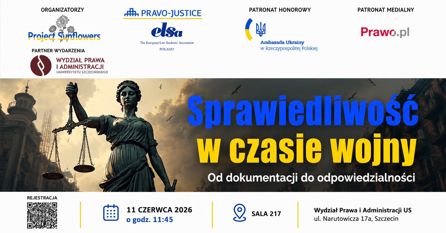 „Sprawiedliwość w czasie wojny – od dokumentacji do odpowiedzialności”