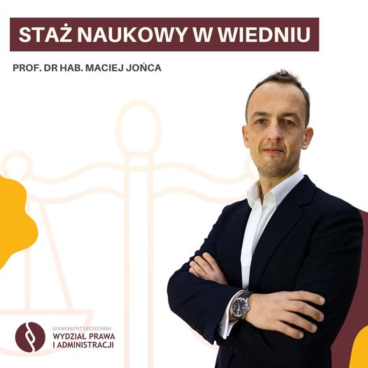 Staż naukowy prof. Macieja Jońcy w Wiedniu