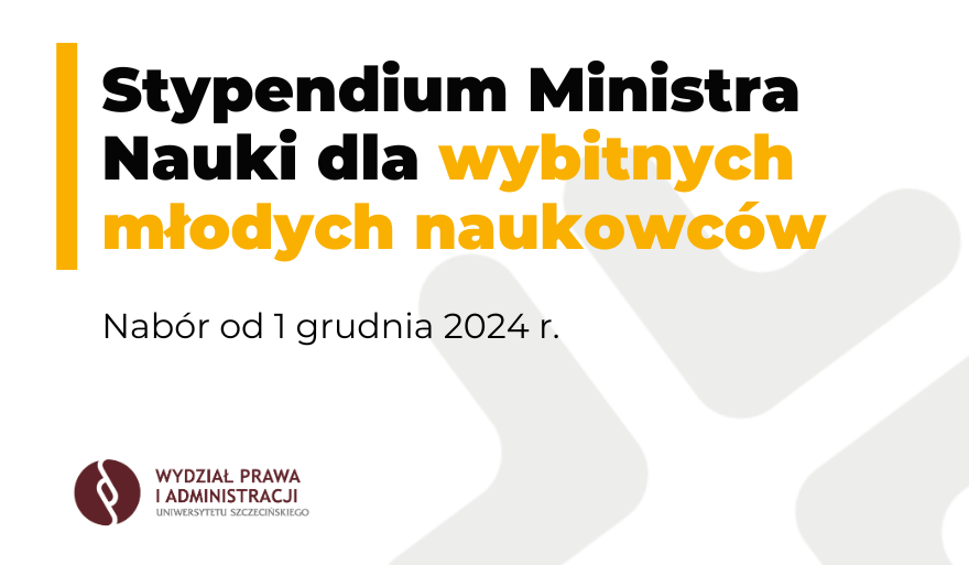Wnioski o stypendium Ministra Nauki dla wybitnych młodych naukowców – nabór wniosków od 1 grudnia br.