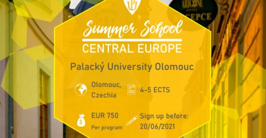 Call for Application – Summer School Central Europe 2021