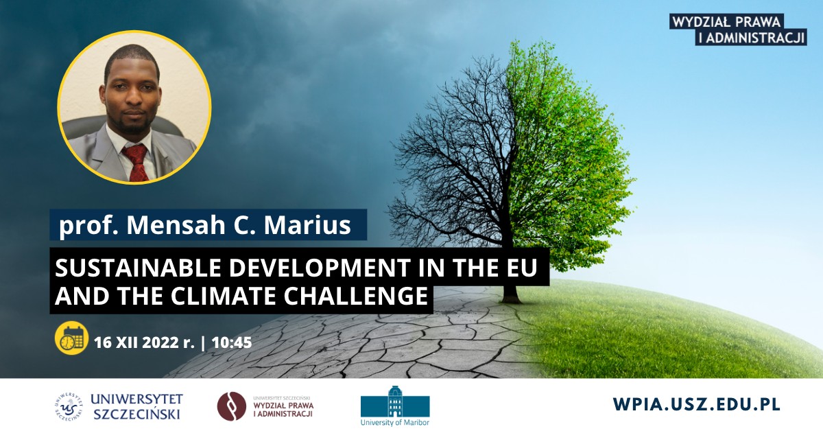 „Sustainable development in the EU and the climate challenge” – Prof. Mensah Cocou Marius