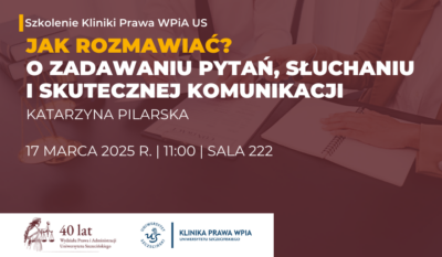 Szkolenie „Jak rozmawiać? O zadawaniu pytań, słuchaniu i skutecznej komunikacji”