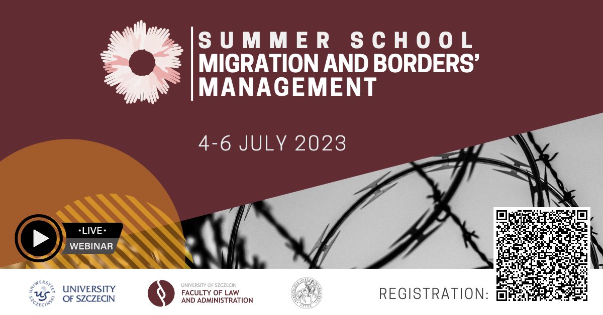 Szkoła letnia – Migration and borders’ management (4-6 lipca 2023 r.)