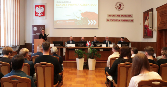 Uroczysta inauguracja I edycji Szkoły Prawa Czeskiego na WPiA US