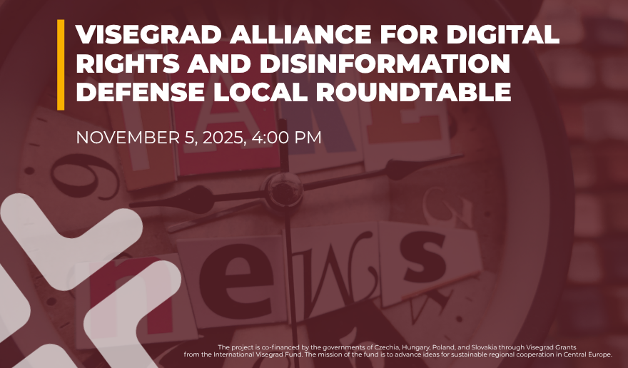 Spotkanie projektowe – Visegrad Alliance for Digital Rights and Disinformation Defense (5 listopada 2025 r.)