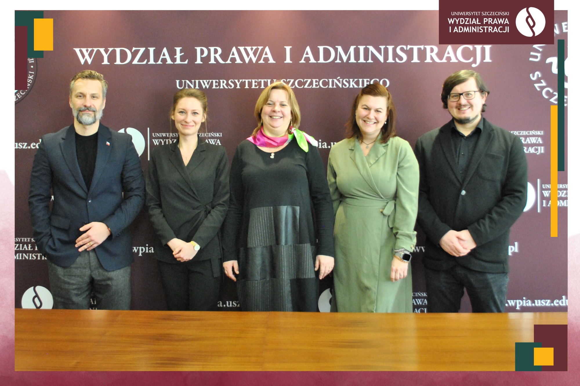 Wizyta przedstawicieli Uniwersytetu w Hradcu Králové na Wydziale Prawa i Administracji US