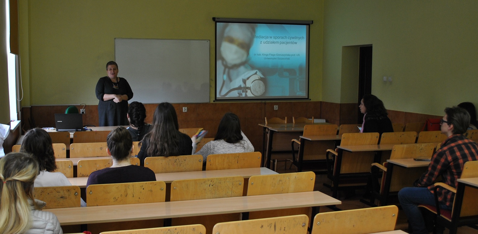 Spotkanie z uczniami LO w Szczecińskiej Szkole Florystycznej w Szczecinie – „Mediacja z udziałem pacjenta”