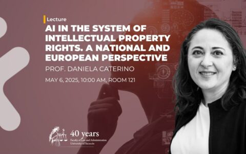 Wykład otwarty „AI in the system of intellectual property rights. A national and European perspective”
