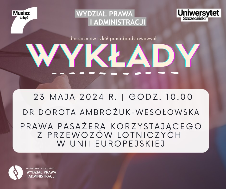 Wykłady dla uczniów szkół średnich (maj-czerwiec 2024 r.)