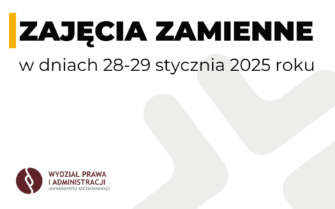 Zajęcia prowadzone zamienne