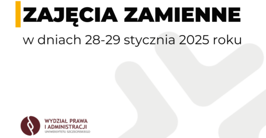 Zajęcia prowadzone zamienne