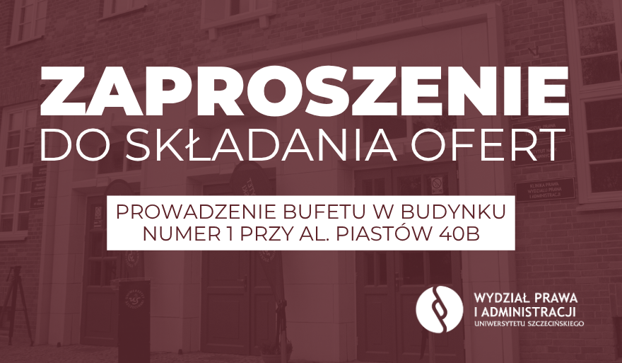 Zaproszenie do składania ofert – prowadzenie bufetu