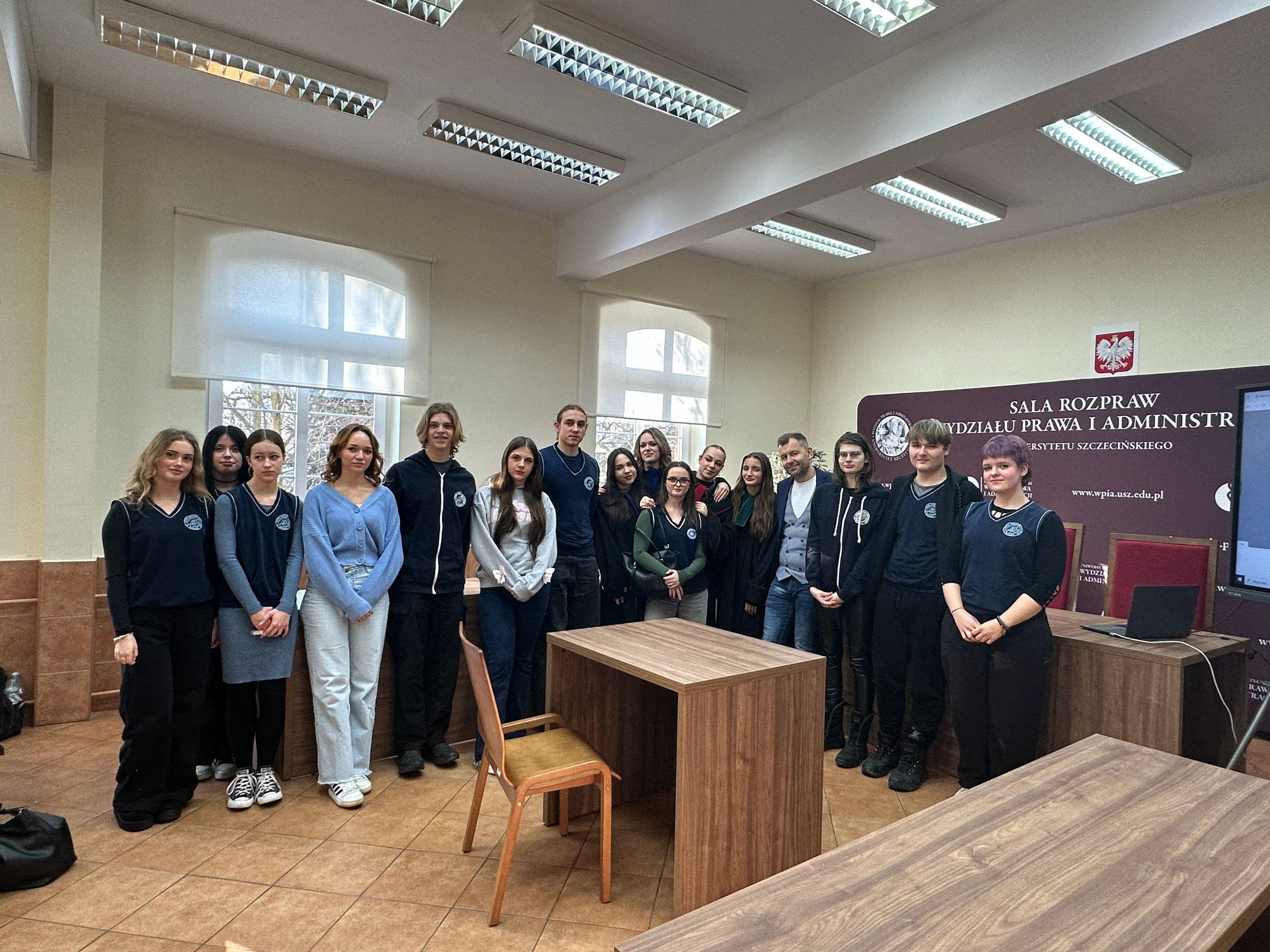 Spotkanie z Paragrafem z XIV LO z Oddziałami Dwujęzycznymi w Szczecinie