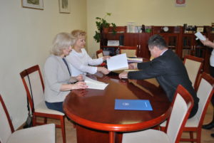 Podpisanie porozumień o współpracy ze szkołami średnimi - 8 marca 2018