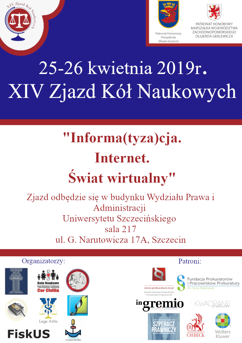 XIV Ogólnopolski Zjazd Kół Naukowych, 25-26 kwietnia br.