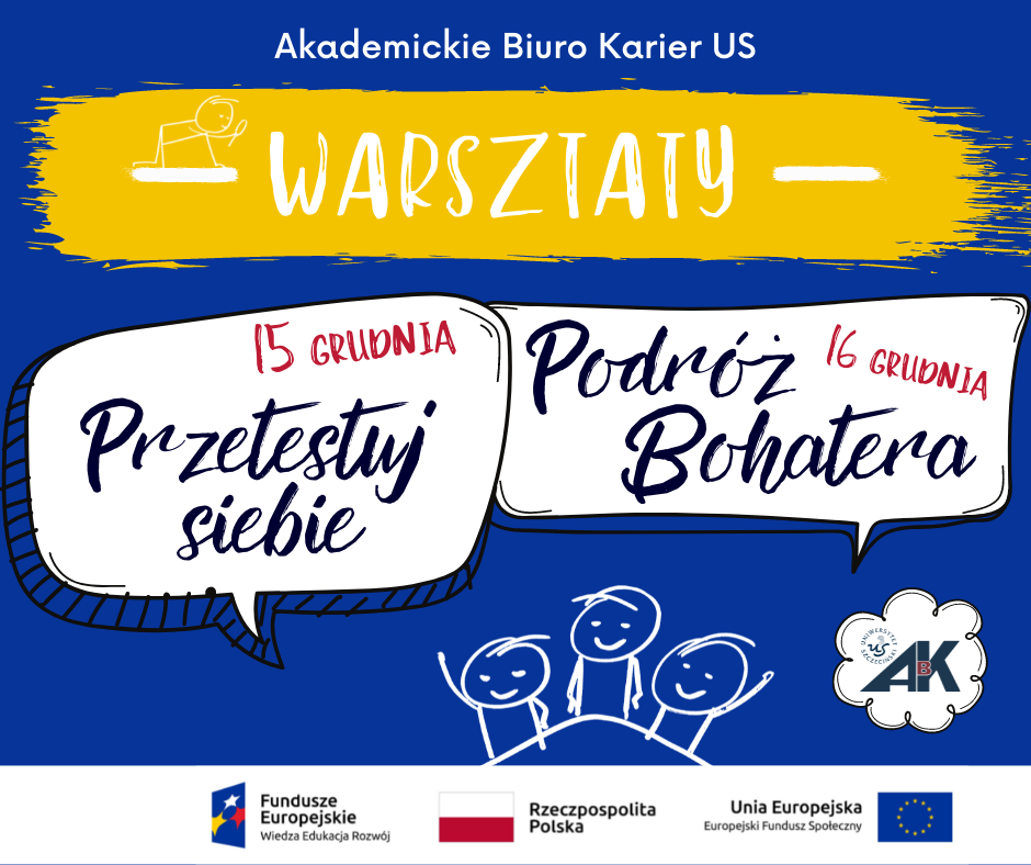 Warsztaty – Akademickie Biuro Karier US (15-16 XII 2021)