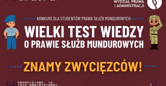 Wyniki Wielkiego Testu Wiedzy o Prawie Służb Mundurowych