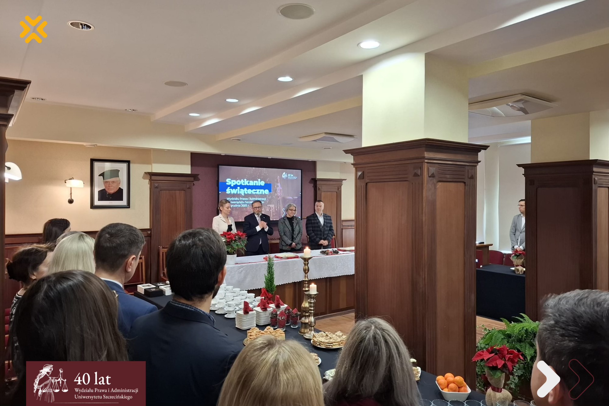 Świąteczne spotkanie pracowników Wydziału Prawa i Administracji US